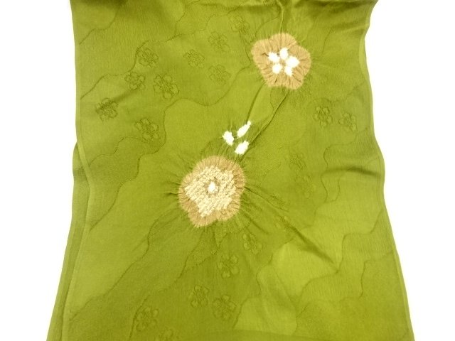  未使用品　正絹　絞り　帯揚げ